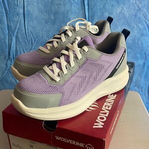Wolverine Women's Lavender and Gray Sneakers sz 8w, SL2-138s019